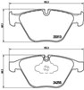 Колодки гальмівні дискові комплект P06055 BREMBO