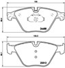 Колодки гальмівні передні, дискові P06074 BREMBO