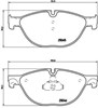 Колодки гальмівні передні, дискові P06076 BREMBO