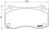 Колодки гальмівні дискові комплект P11023 BREMBO