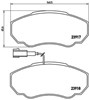 Тормозні колодки P23091 BREMBO