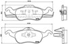 Колодки гальмівні дискові комплект P24046 BREMBO