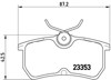 Колодки на гальмо задній дисковий P24047 BREMBO