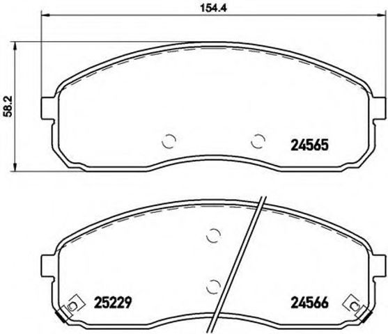 Дискові гальма P30058 BREMBO