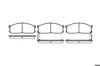 Колодки гальмівні дискові комплект P344302 WOKING