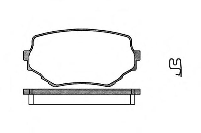Колодки гальмівні дискові chevrolet grand vitara/suzuki escudo -05 P494302