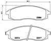 Тормозні колодки P54032 BREMBO