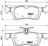 Колодки на гальмо задній дисковий P61121 BREMBO