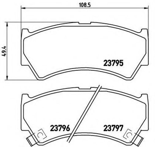 Дискові гальма P79013 BREMBO