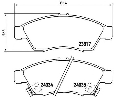Дискові гальма P79014 BREMBO
