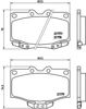 Колодки гальмівні дискові комплект P83026 BREMBO