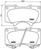 Колодки гальмівні дискові комплект P83066 BREMBO