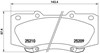 Тормозні колодки P83140 BREMBO