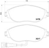 Колодки гальмівні передні, дискові P85131 BREMBO