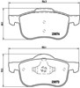 Колодки гальмівні передні, дискові P86016 BREMBO