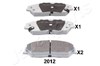 Тормозні колодки PA2012AF JAPANPARTS