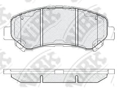 Гальмівні колодки PN2801 NIBK