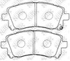 Колодки гальмівні дискові комплект PN7390 NIBK