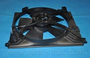 Вентилятор охолодження daewoo nubira (вир-во parts-mall) PXNBC004