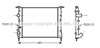 Радіатор системи охолодження двигуна RTA2197 AVA