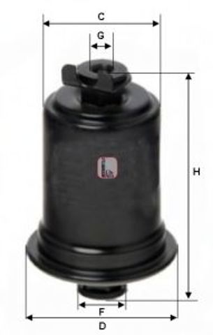 Фільтр паливний (спецвикуп) S1669B