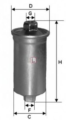 Фільтр паливний (спецвикуп) S1699B