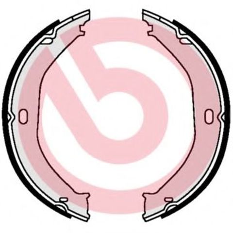 Колодки ручника / стоянкового гальма S37505 BREMBO