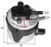 Фільтр палива S5170GC SOFIMA