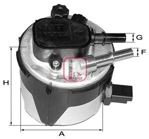 Фільтр паливний S5170GC SOFIMA