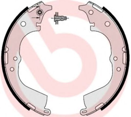 Колодки гальмові задні, барабанні S83537 BREMBO