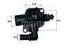 Термостат в зборі TI15088 MAHLE