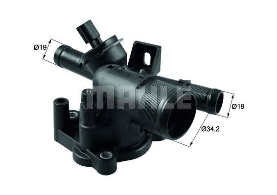 Корпус термостата в зборі TI21987 MAHLE