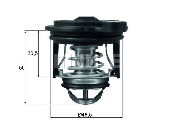 Корпус термостата в зборі TI24650 MAHLE