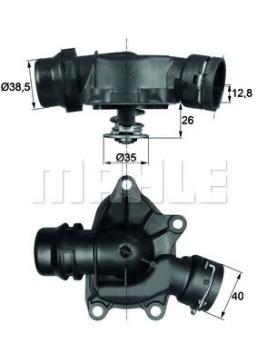 Термостат в корпусі TI2688 MAHLE