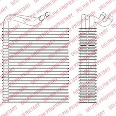 Радіатор опалювача салону TSP0525202 DELPHI