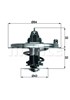 Термостат в корпусі TX3685D MAHLE