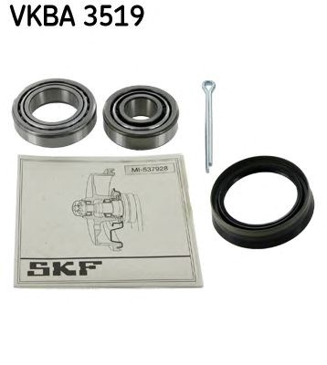 Комплект підшипників призначених для монтажу на маточину, роликові, з елементами монтажу VKBA3519