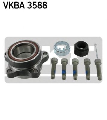 Комплект підшипників  призначених для монтажу на маточину, роликові, з елементами монтажу VKBA3588