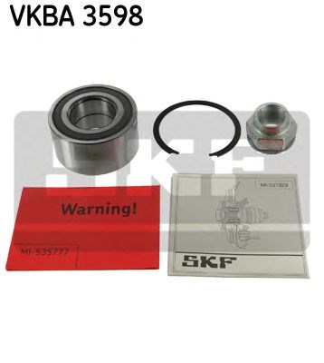 Підшипник призначений для монтажу на маточину, з елементами монтажу VKBA3598