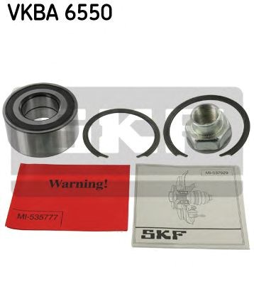 Комплект кулькового підшипника маточини колеса VKBA6550
