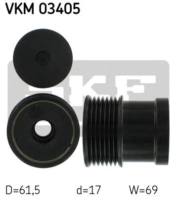 Обгонна муфта генератора VKM03405 SKF