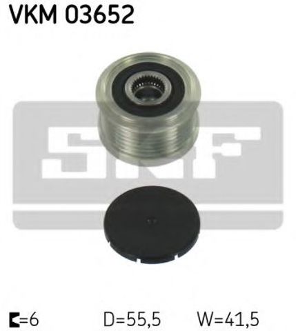 Шків генератора VKM03652 SKF