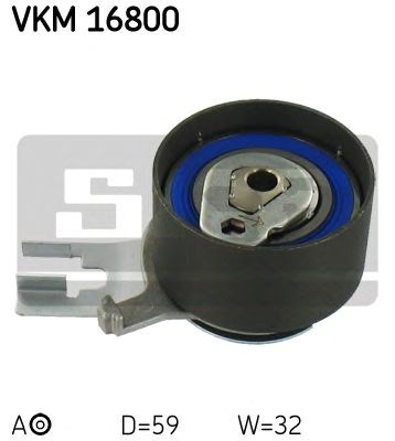 Натяжний ролик, ремінь грм (вир-во skf) VKM16800