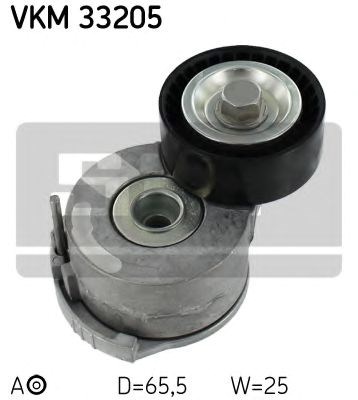 Натяжний ролик, поліклінового ременя (вир-во skf) VKM33205
