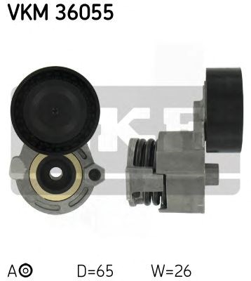 Vkm 36055 skf натягувач поліклинового ременя VKM36055