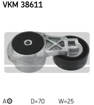 Натяжна планка поліклинового ременя VKM38611 SKF