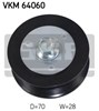Ролик приводного ременя, паразитний VKM64060 SKF