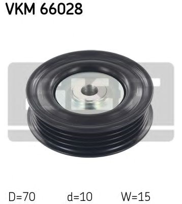 Ролик натяжителя ременя агрегатів VKM66028 SKF