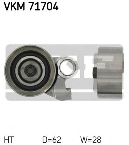 Ролик натягувач VKM71704 SKF