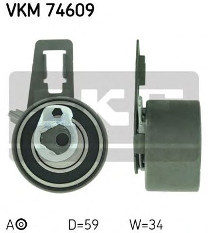 Ролик ГРМ VKM74609 SKF